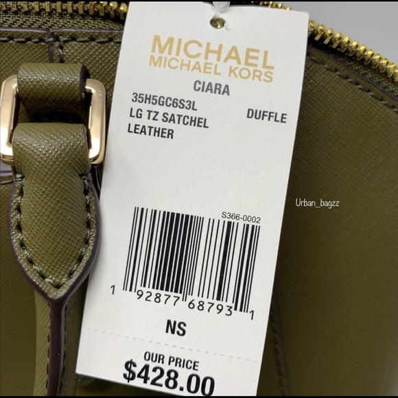 Michael Kors Ciara Large Top Zip Satchel - Picture 6 of 6
